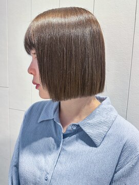 アイティーバイアルバム 下北沢店(IT by ALBUM) ミディアムボブおくれ毛美髪ショート_ba547041