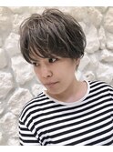 Moana【うるま】#マッシュショート#パーマ#20代30代40代50代