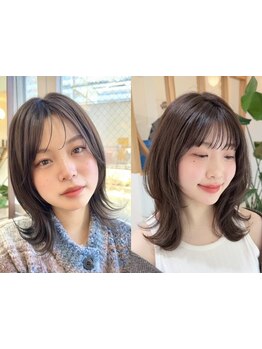 経験豊富なスタイリストが髪のクセや髪質を見極めて、あなたに似合うスタイルをご提案いたします♪
