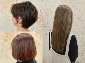 ラフェリチタ(Le Felicita)の写真/お悩みが相談しやすいサロン♪自分らしさを大切に！お洒落なグレイカラーで新しい自分を見つけよう☆