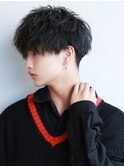 ソフツイスト無造作マッシュ