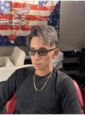 ホワイトメッシュ×スキンフェード/本厚木バーバー