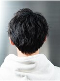 アップバングショート刈り上げなし