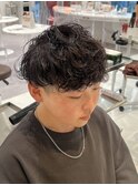 メンズ　シャドウパーマ　ニュアンスパーマ