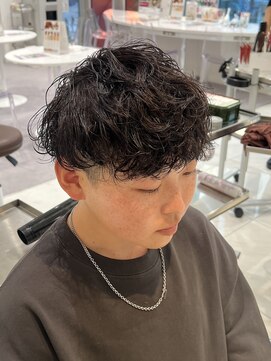 ヘアーアンドメイク ニューヨークニューヨーク 姫路店(Hair&Make NYNY) メンズ シャドウパーマ ニュアンスパーマ