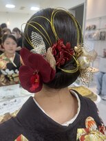 ドロップ&nbsp;成人式ヘア