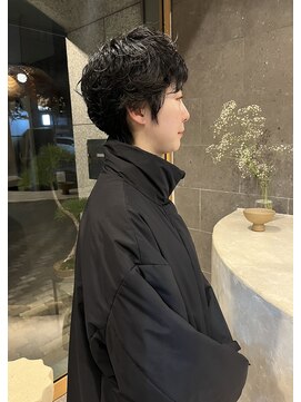 ロエ 平尾山荘(loe) ベリーショート×パーマ