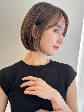 ミチオ ノザワ ヘアサロン ギンザ(Michio Nozawa HAIR SALON Ginza) 小顔丸みボブ×似合わせカット【瀧上丈司】