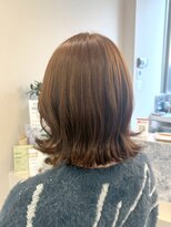 エトレ(etore)&nbsp;くびれミディ/オレンジブラウン/透明感カラー