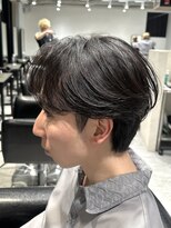 リード 渋谷店(REEED) センターパートニュアンスパーマストレートパーマ