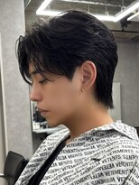 エルマーク メンズパーマ 心斎橋(L-MARK)&nbsp;センターパート/ニュアンスパーマ/フェザーパーマ/men's