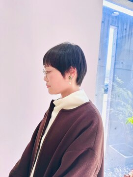 ディーコ(IDEEK) 大人女性のベリーショートヘア 白髪染め/リタッチ/黒髪