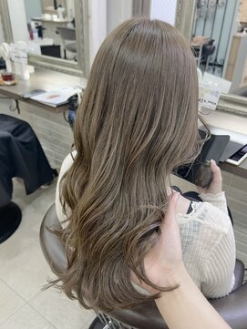 ヘアーアンドメイク シークタチカワ 立川店(Hair&Make Seek) 【古澤】ブリーチなしで叶える 明るめミントベージュ