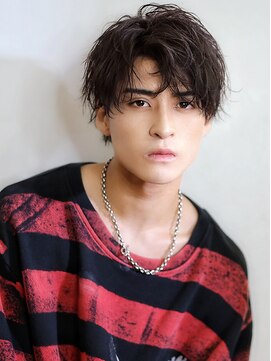 リップス 表参道店(LIPPS) 【ルーズバング】×【2ブロックマッシュ】スパイラルパーマ