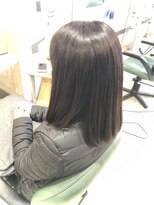 スーパーカットトリイマエショップ(SUPER CUT TORIIMAE SHOP)&nbsp;サラツヤストレート　ミディアム