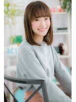 ミック ヘアアンドメイク アップ 駒込店(miq Hair&Make up) フリンジバング◎透け感ストレート