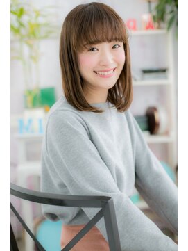 ミック ヘアアンドメイク アップ 駒込店(miq Hair&Make up) フリンジバング◎透け感ストレート