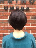 小顔カット×ショート