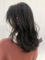 アイティー バイ アルバム 浦和店(IT by ALBUM) グレーロング_ハイライトカラーオリーブカラー_ba247151