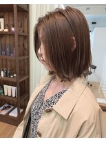 クラフト ヘア デザイン(CRAFT HAIR DESIGN) 【CRAFT】束感外ハネボブ // ラベンダーベージュ