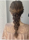 編みおろしアレンジ