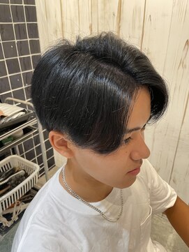 サボ 草薙店(SABO) 前下がりマッシュグレー