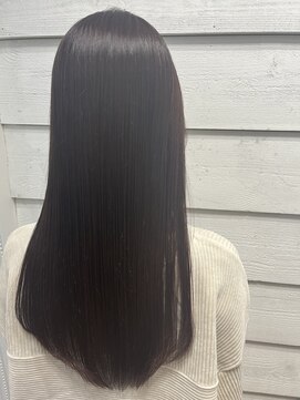 ニューラインギンザ(New-Line 銀座) 髪質改善オリーブグレージュヘルシーロング ニュアンスカラー