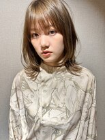 レイ 万博記念公園店(Ray)&nbsp;ミルクティーベージュ/シースルーミディアム/ミディアムレイヤー