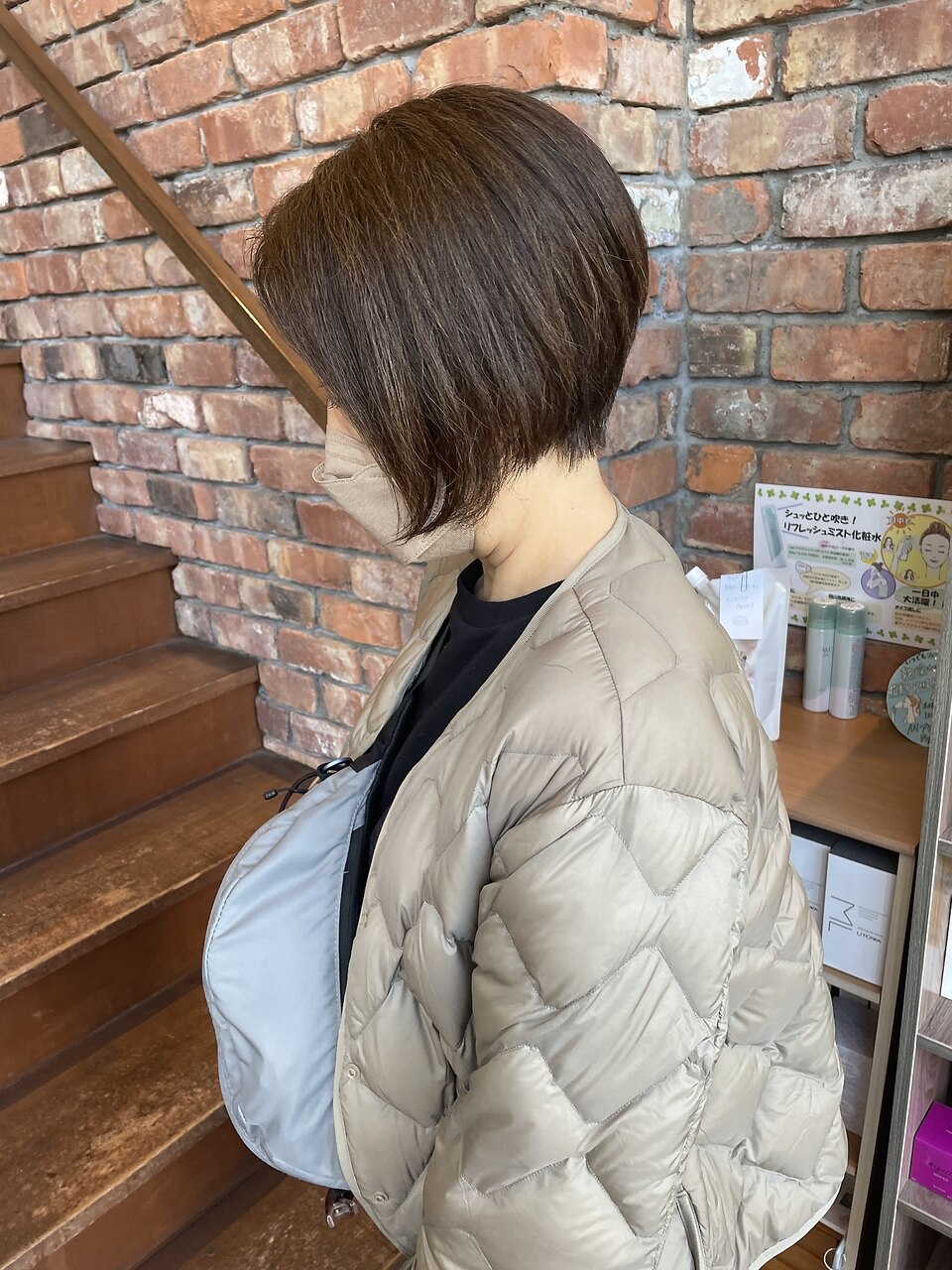 アシンメトリー前下がりショートボブ：L176276685｜ビハツヤ(BIHATSU