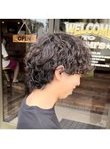 MEN’S HAIRハイライトマッシュパーマ〈理容室〉東浦和メンズ