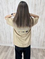 ラッズプラスエイチ(Lads+h)&nbsp;ハイライトカラー　ホワイトベージュ