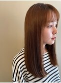 高知 南国市 BiBi glandjete サラツヤロング 透明感くすみカラー