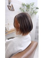 ティエル(TieLu) ミルクティーベージュ×インナーカラー×サニーオレンジ