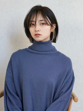 ガーデン オオタカノモリ(garden otakanomori) イメチェン×ハッシュカット×長めバング×似合わせカットj