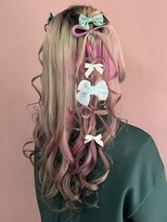 ヘアセット専門店 ナゴミ 渋谷店(nagomi)&nbsp;カラフルハーフツイン