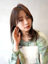 ニコ トウキョウ 渋谷(nico TOKYO)&nbsp;ミディアムレイヤー/韓国ヘア/レイヤーカット/顔周りレイヤー