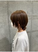 ショートウルフ×オリーブカラー*【NICA溝の口店】