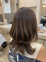 アルターリール(aL ter Rire)&nbsp;デザインカラー/レイヤーカット/ウェットヘア/福原遼華