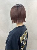 前髪/マチルダボブ/ピンクベージュ/インナーグレージュ[町田駅]