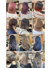 カット、デザインカラーが好評です◎