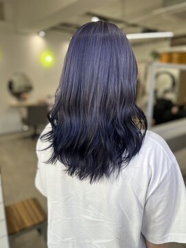 リンダ ルーナ(LINDA Luna) ラベンダーブルー/ブルーカラー/デザインカラー/北１２条駅