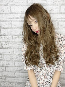 カルフール ロハス 草加東口店(Carrefour LOHAS) オリーブベージュ・赤み消し・ケアブリーチ・ダブルカラー