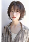 レイヤーボブ/ゆるふわ/ビターショコラ