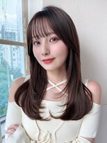 アフロート エル 錦糸町(AFLOAT L) 暗髪×髪質改善で憧れのツヤ髪に♪ワンカールセミロング