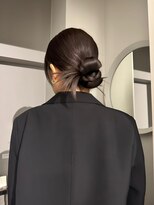 ビューズ(VIEWS)&nbsp;参列お呼ばれヘアカチモリヘアセットリボンアレンジ(表参道)