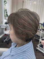 ヘアアンドビューティ ガーデン ベルモール店(HAIR AND BEAUTY GARDEN)&nbsp;宇都宮ショートボブマッシュボブ白髪ぼかしショートカット50代