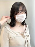 前髪/マチルダボブ/ピンクベージュ/インナーグレージュ