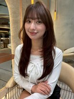 レーヴバイロンド 仙台(Reve by Lond) レイヤーカットダークアッシュ髪質改善似合わせカット韓国巻き