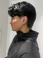 トリッカ シブヤ(TRICCA SHIBUYA)&nbsp;メンズカットパーマフェザーニュアンス毛流れセンターパート渋谷