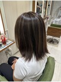 白髪ぼかしハイライト